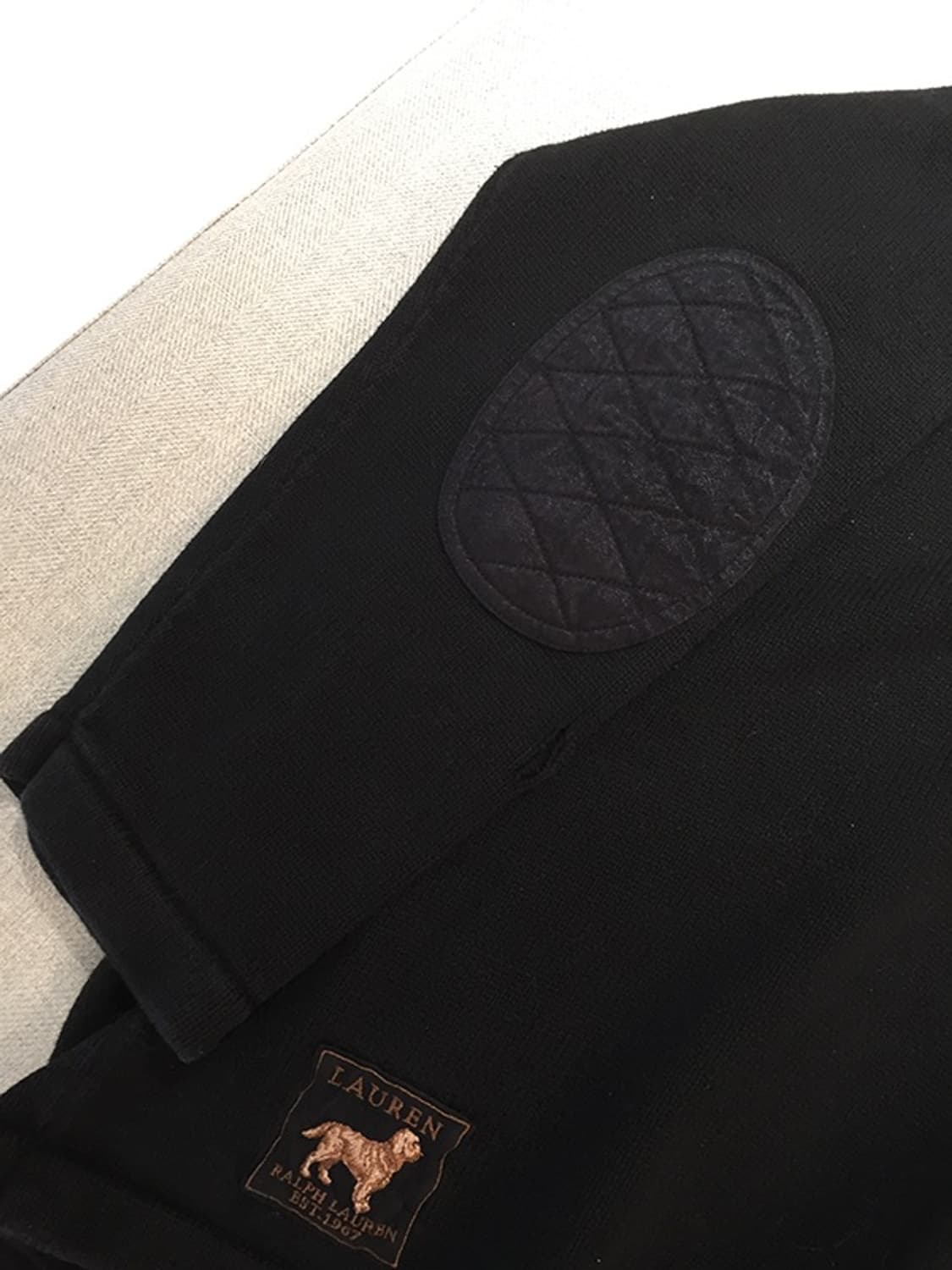 (WOMAN) 폴로랄프로렌 벨벳 카라 스웻 XL 상품이미지4