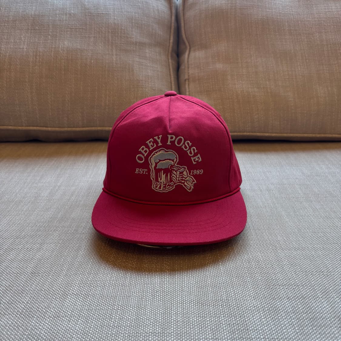 Obey 레드 캡, 사이즈 ONE SIZE 남여공용 상품이미지2
