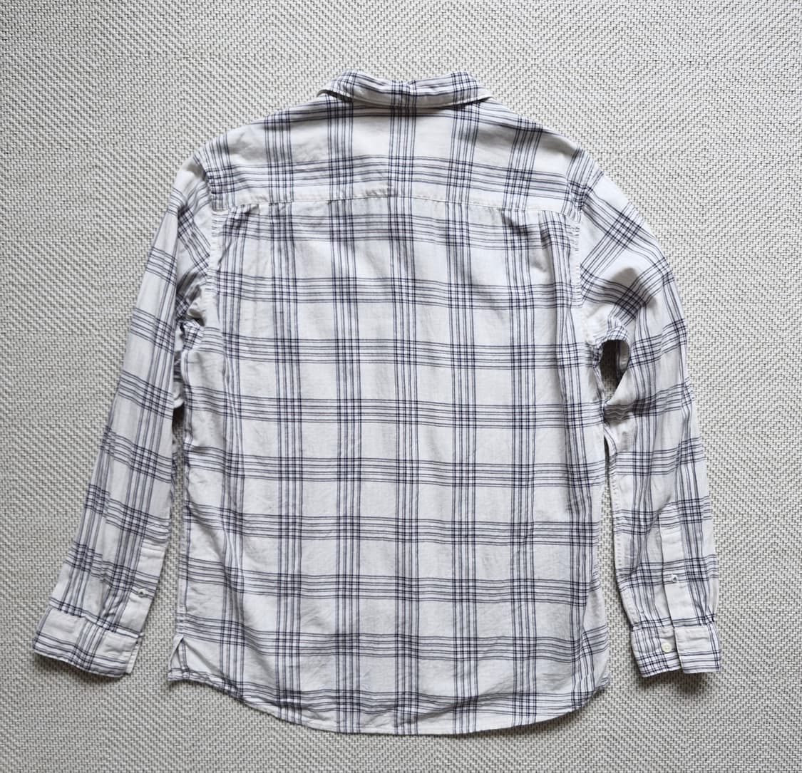 에피그램 배색 글렌 체크 셔츠 L  상품이미지2