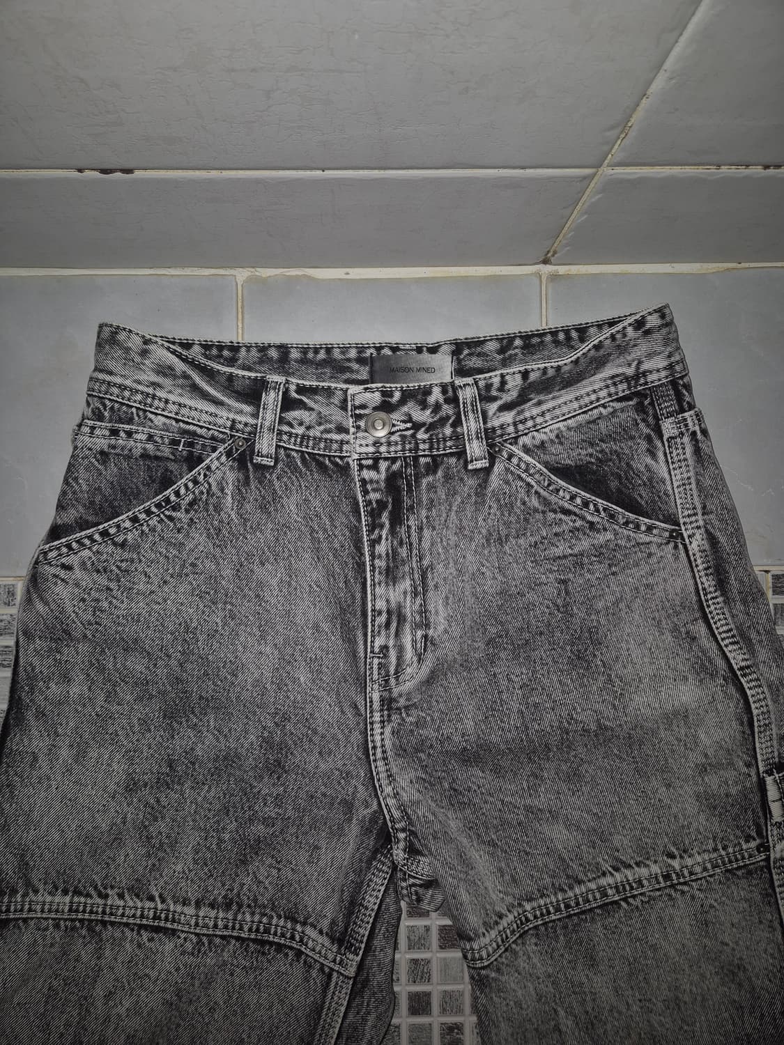 메종미네드 WHITE SPREAD CARPENTER DENIM 상품이미지4