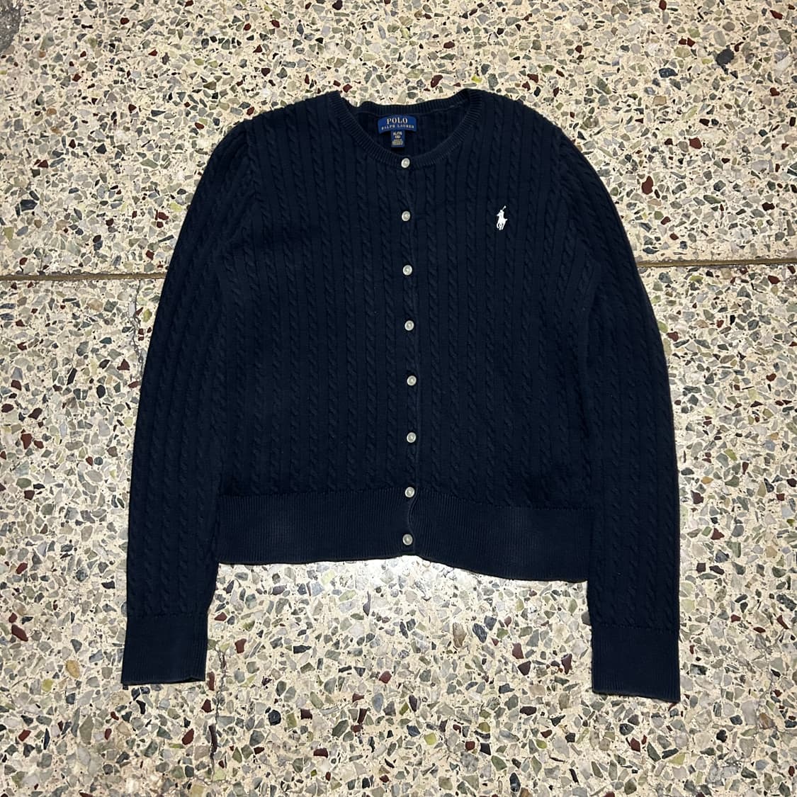 폴로 랄프로렌(POLO RalphLauren)네이비 케이블 가디건 상품이미지1