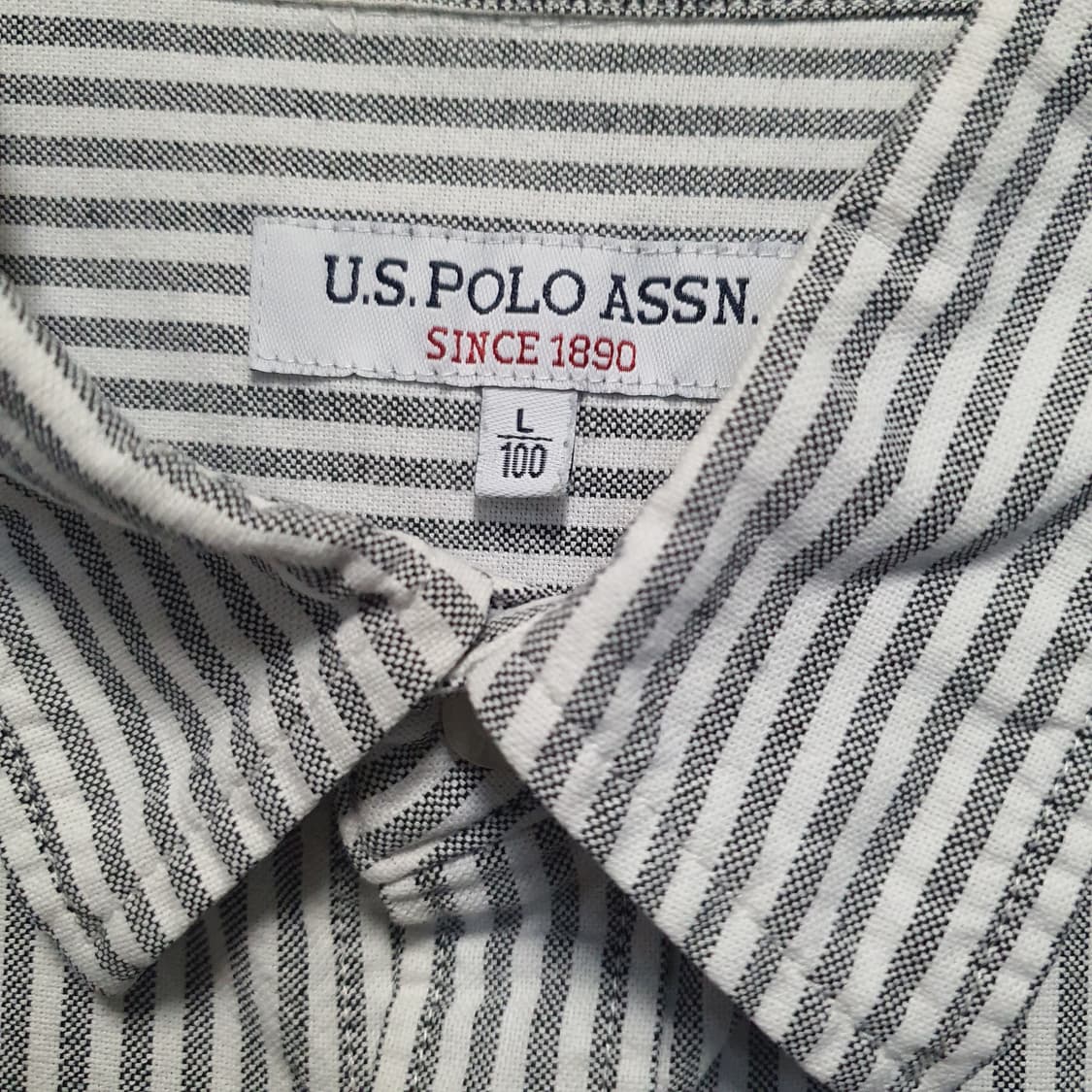 유에스폴로 스트라이프 긴팔셔츠  상품이미지4