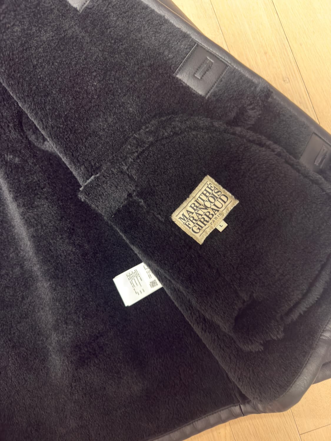 MARITHE / 차은우 픽오버사이즈 무스탕 재킷 / L 상품이미지8