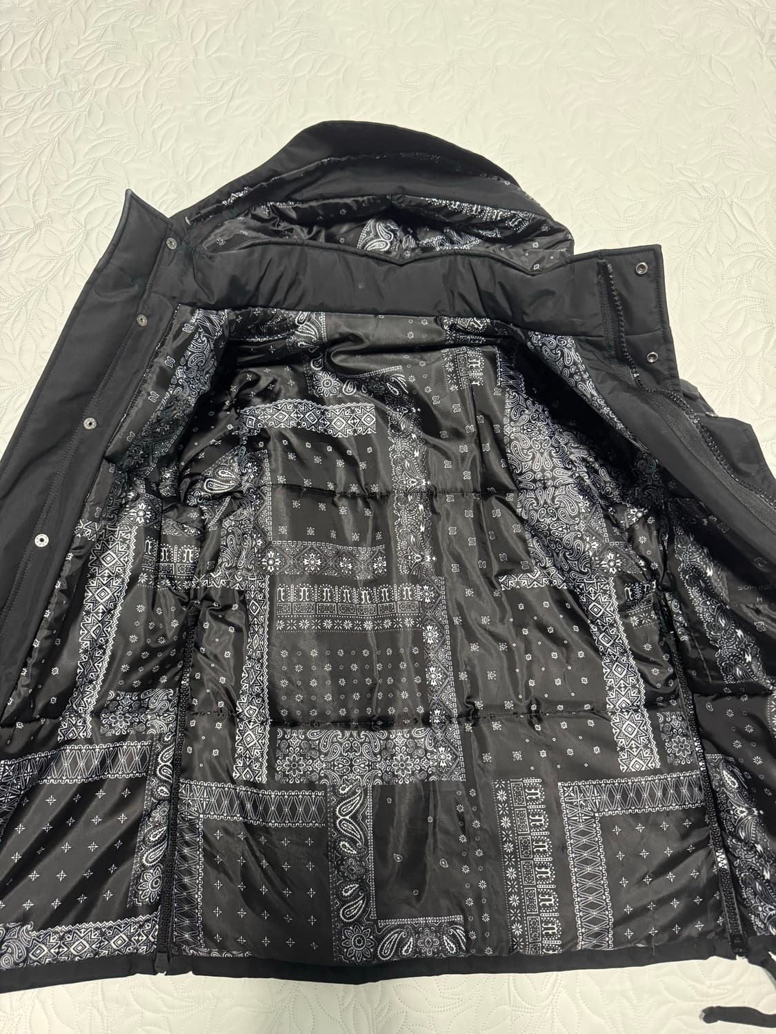 소프넷 / 5포켓 패디드 후드 블루종 패딩 / M 상품이미지8