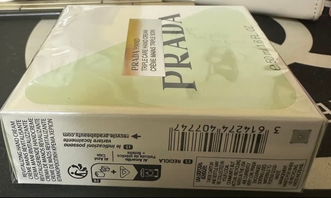 프라다 핸드크림 50ml 새상품 상품이미지3