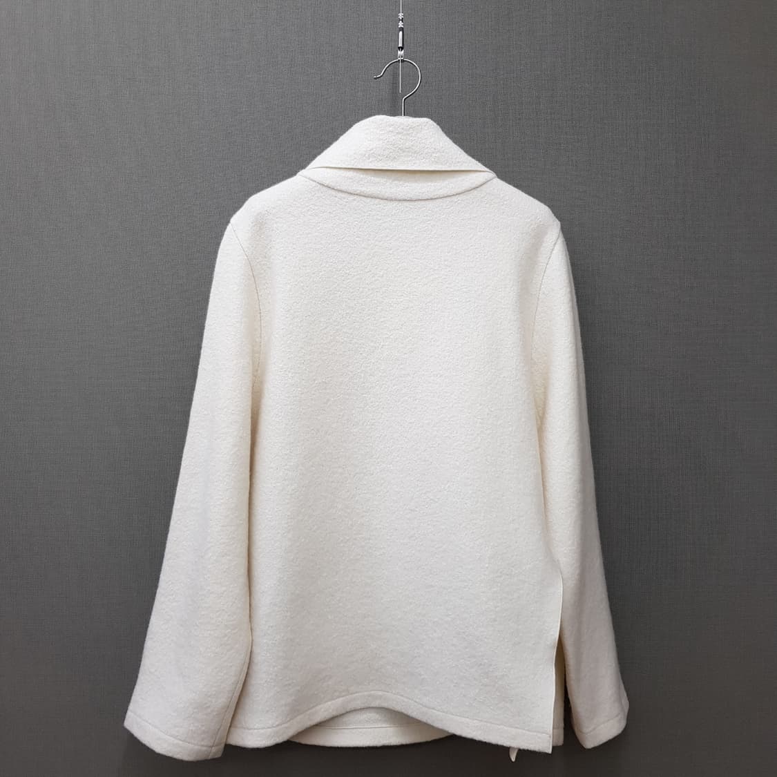 ORR 오르 2023 울 블렌드 아이보리 버튼 넥 풀오버  S사이즈 상품이미지4