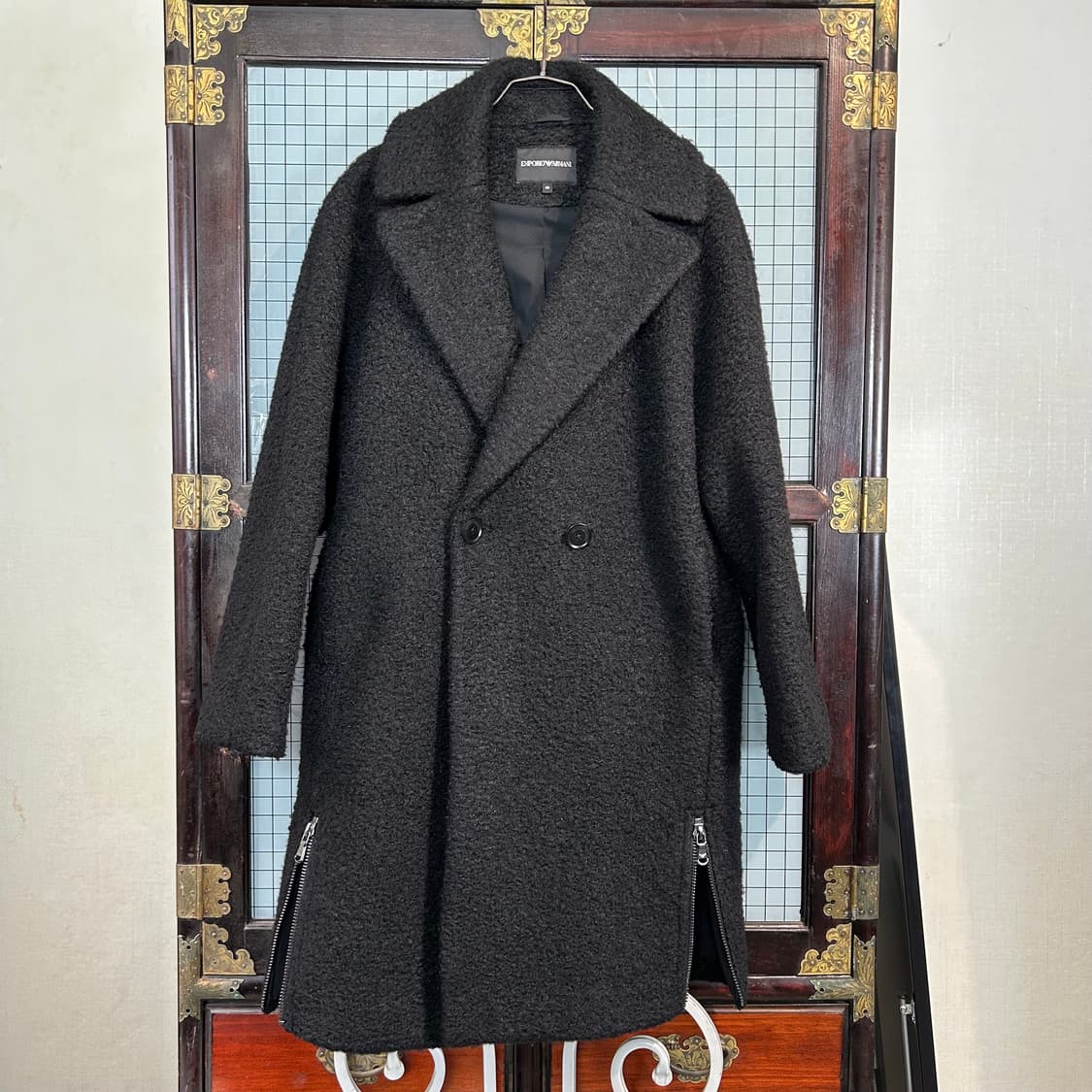 엠포리오 아르마니 사이드 집업 플리스 코트 상품이미지3