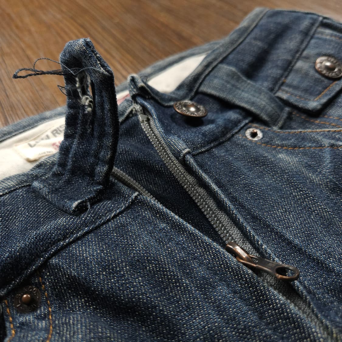 리바이스 X 686 로우 라이즈 데미 부츠 스노우 보드 데님 팬츠 상품이미지6