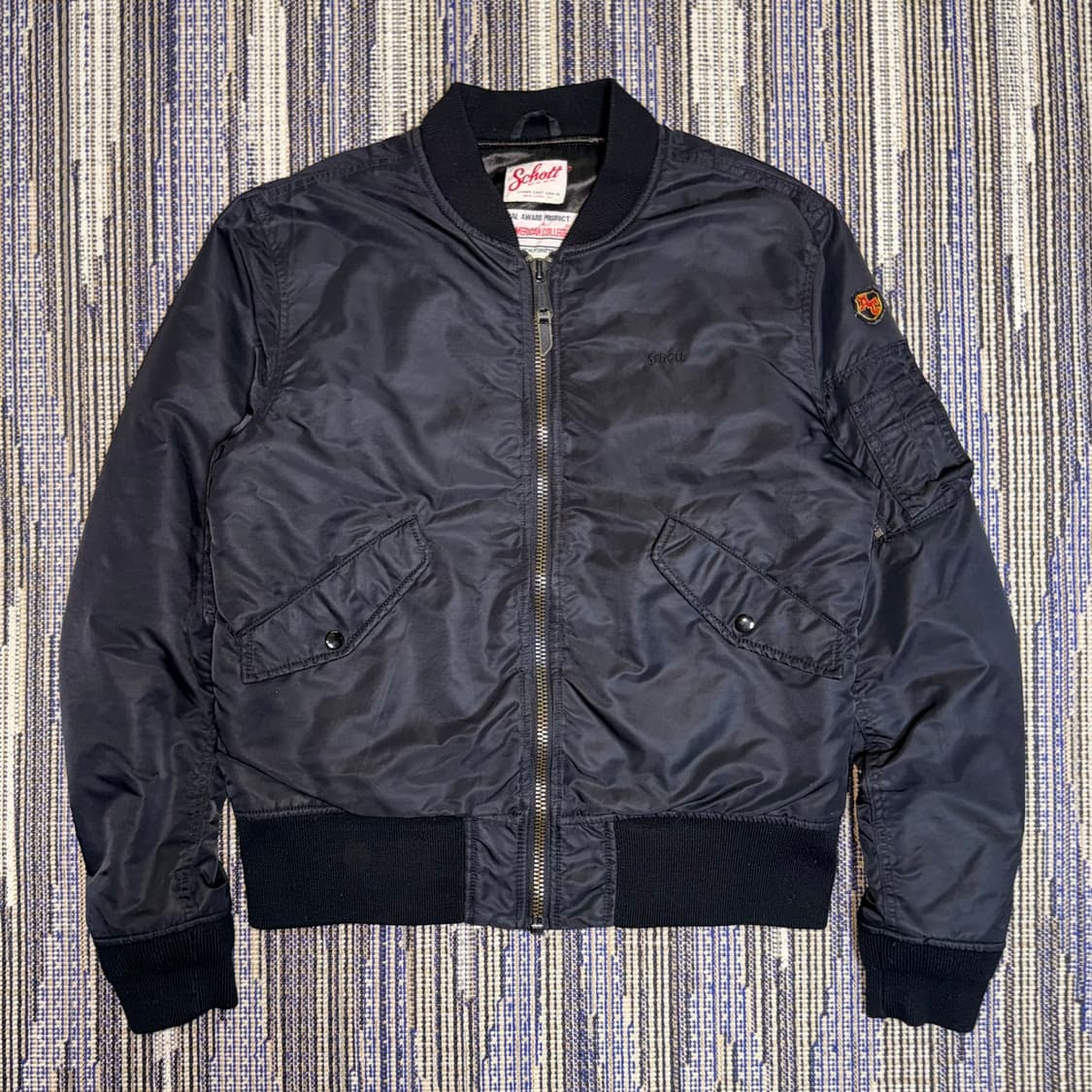 SCHOTT MA-1 플라이트 블루종 상품이미지1