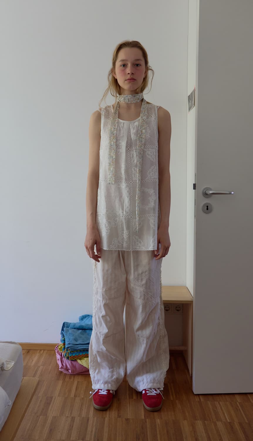 Nocontent 노컨텐츠 레이스 패턴 원피스 상품이미지2