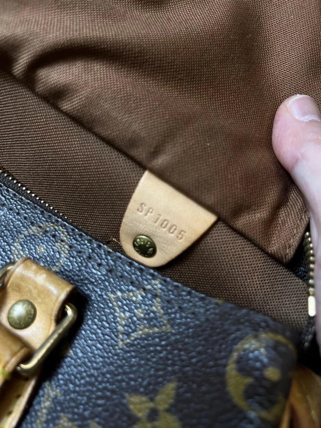 루이비통 Louis Vuitton 모노그램 스피디 25 핸드백 Q1301 상품이미지10