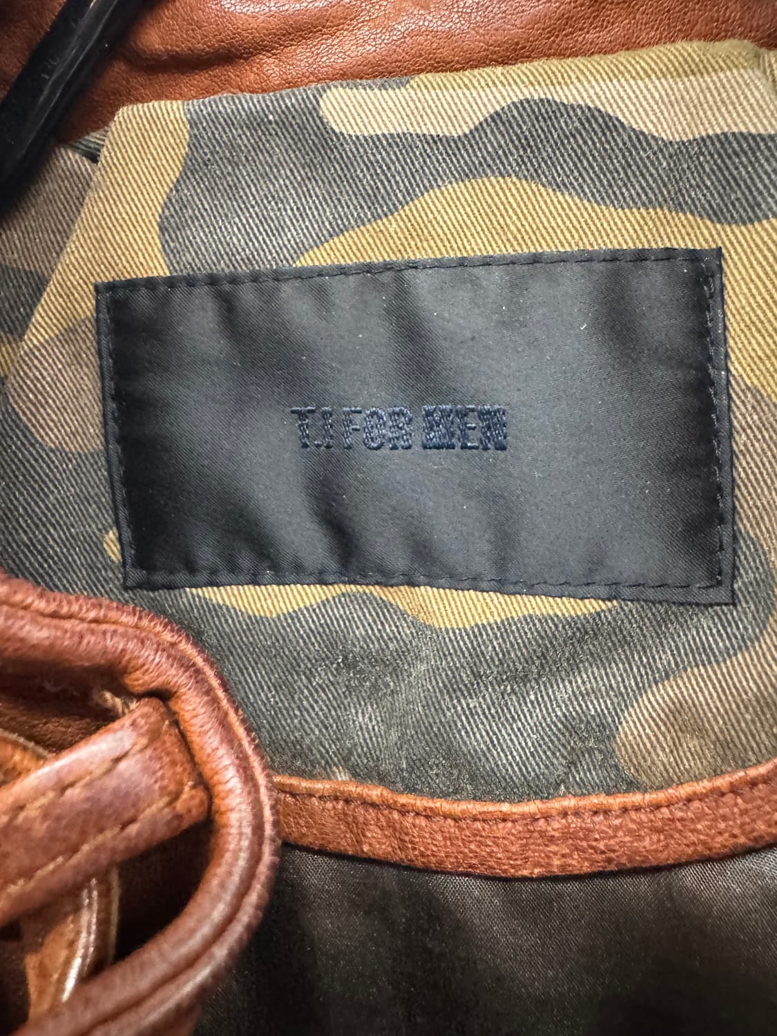 티아이포맨 멀티포켓 양가죽 자켓 M 상품이미지6