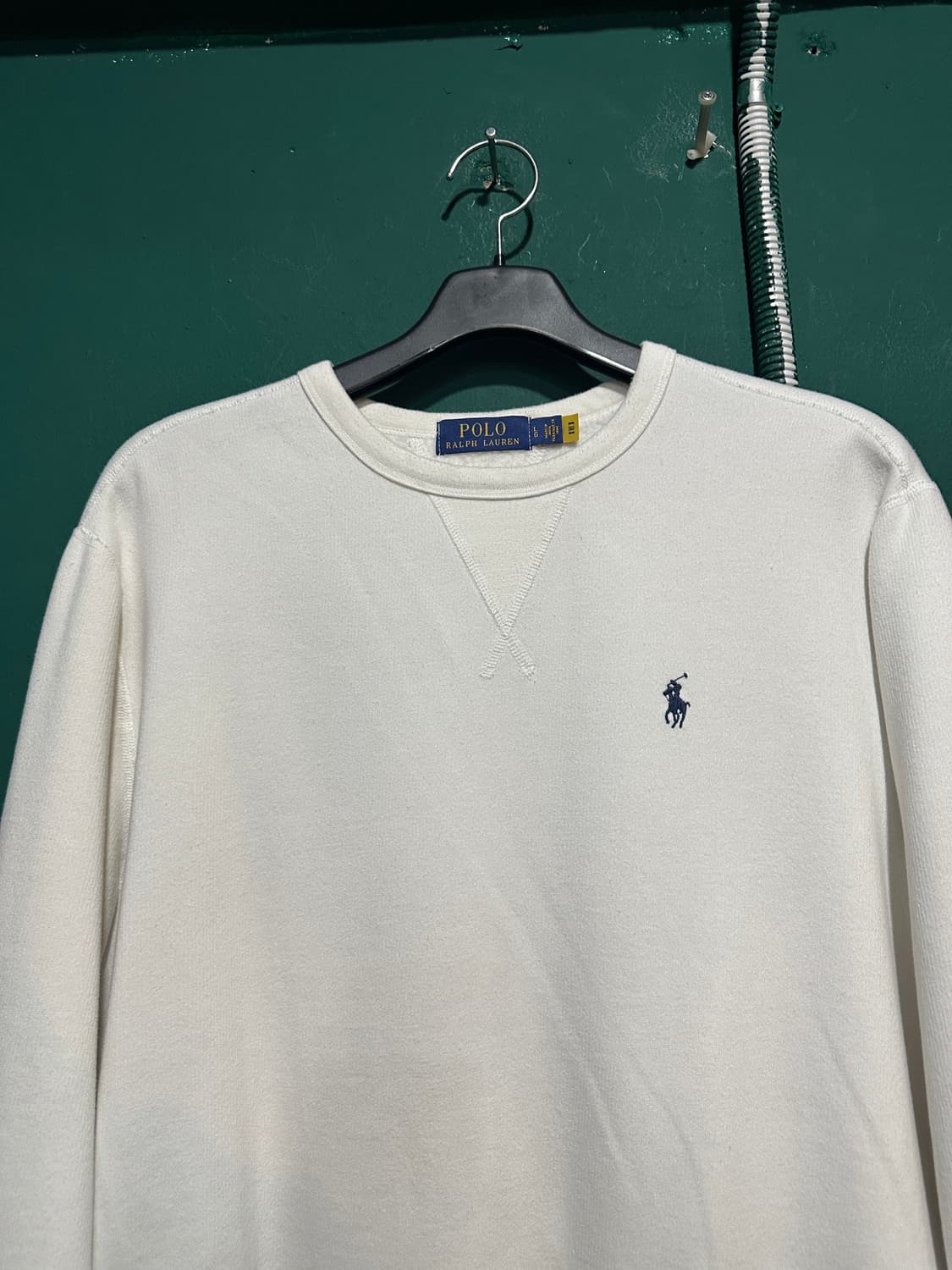 폴로 맨투맨 화이트 100사이즈  상품이미지4