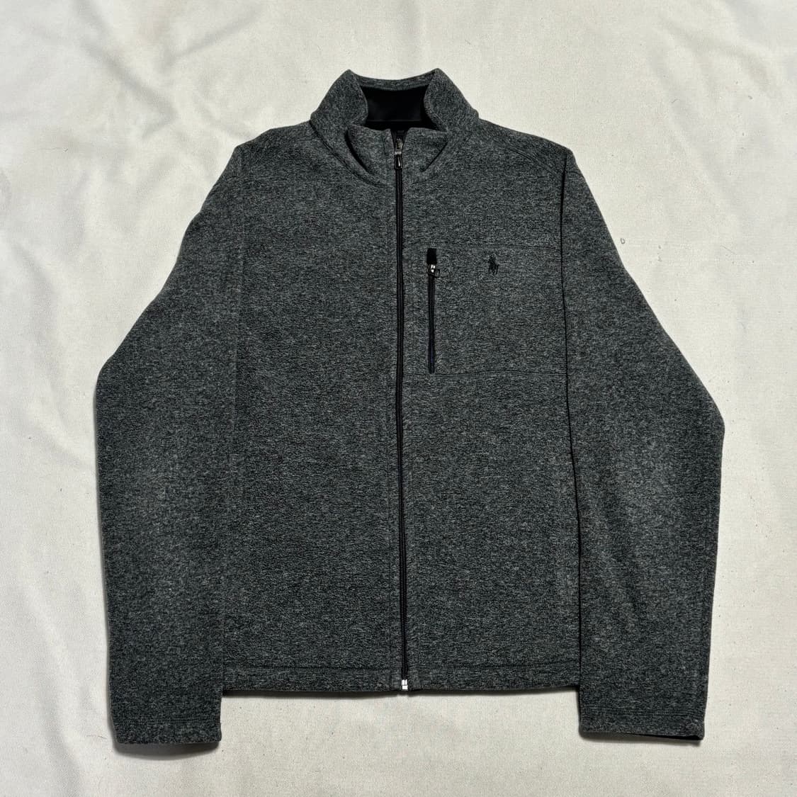 M 폴로랄프로렌 블랙 포니 챠콜 플리스 자켓 상품이미지2