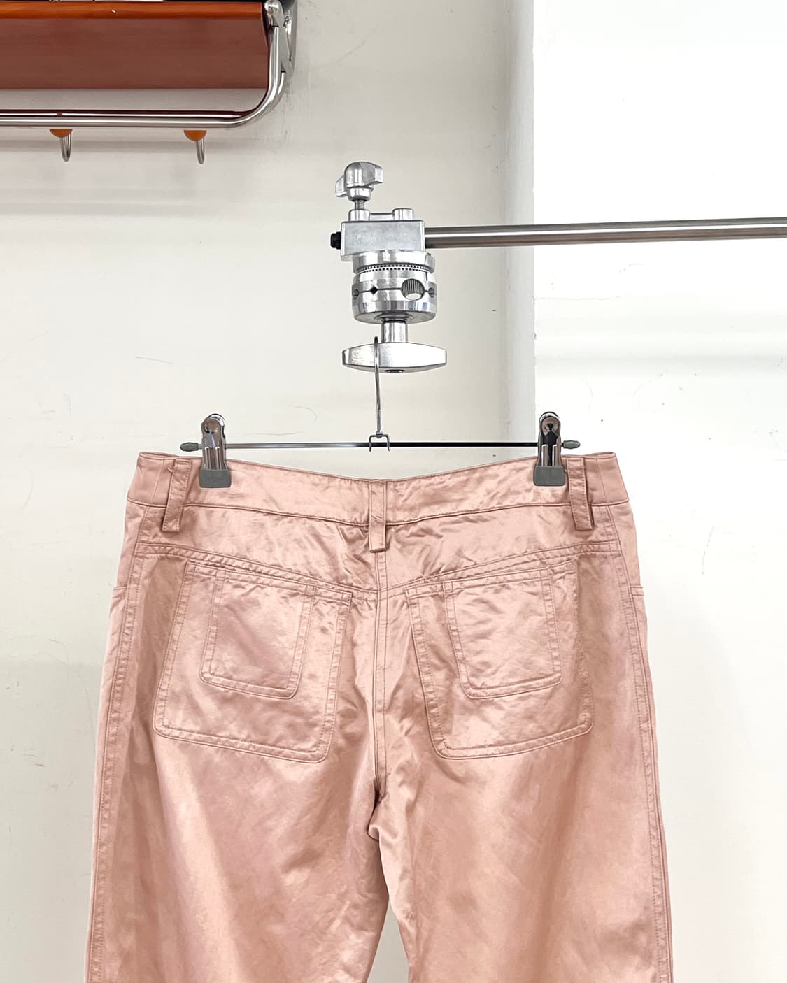 크리스찬 디올 핑크 새틴 카프리 팬츠 상품이미지5