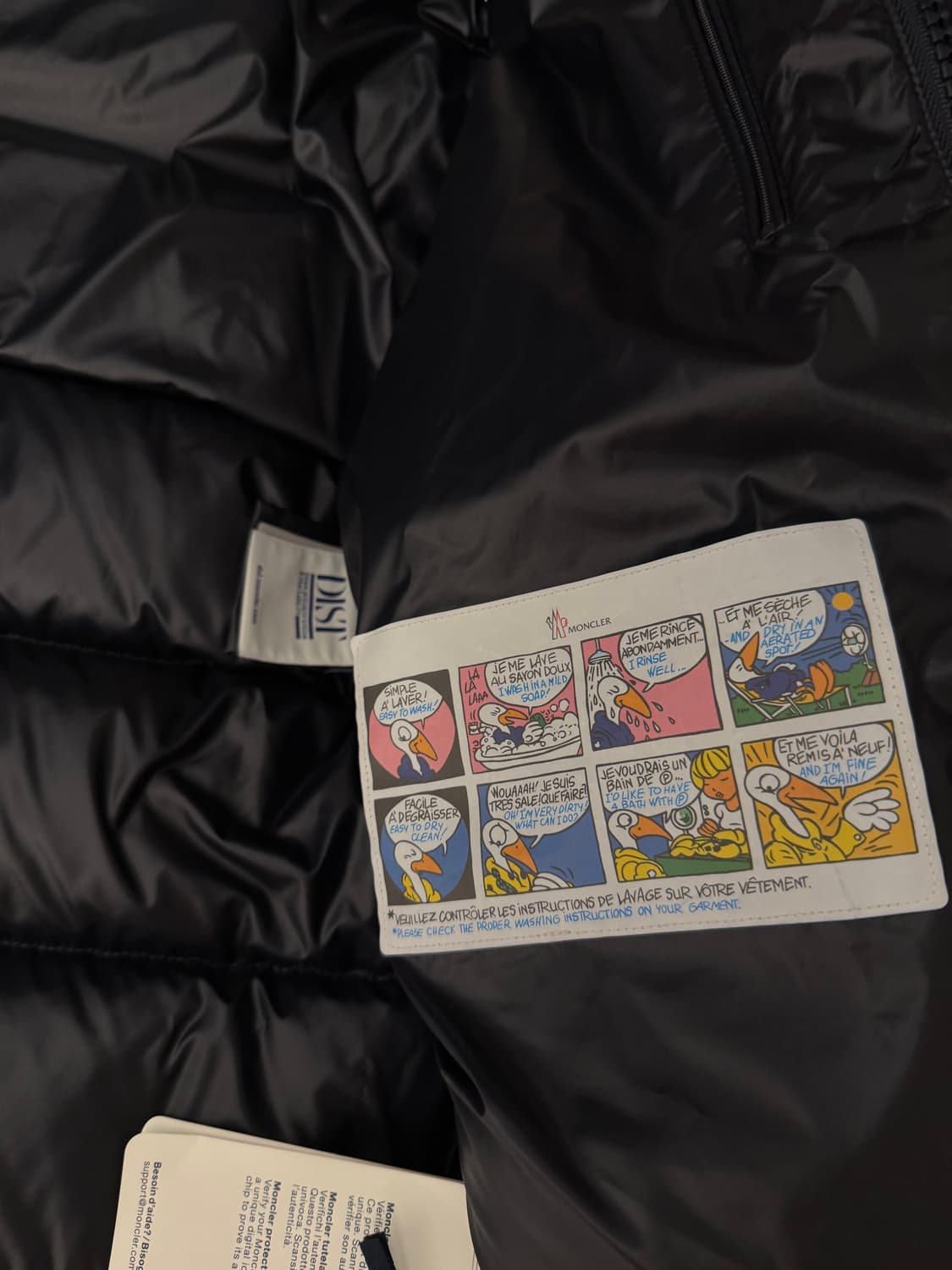 24FW 몽클레어 베제르 울 플란넬 네이비 블루 상품이미지9