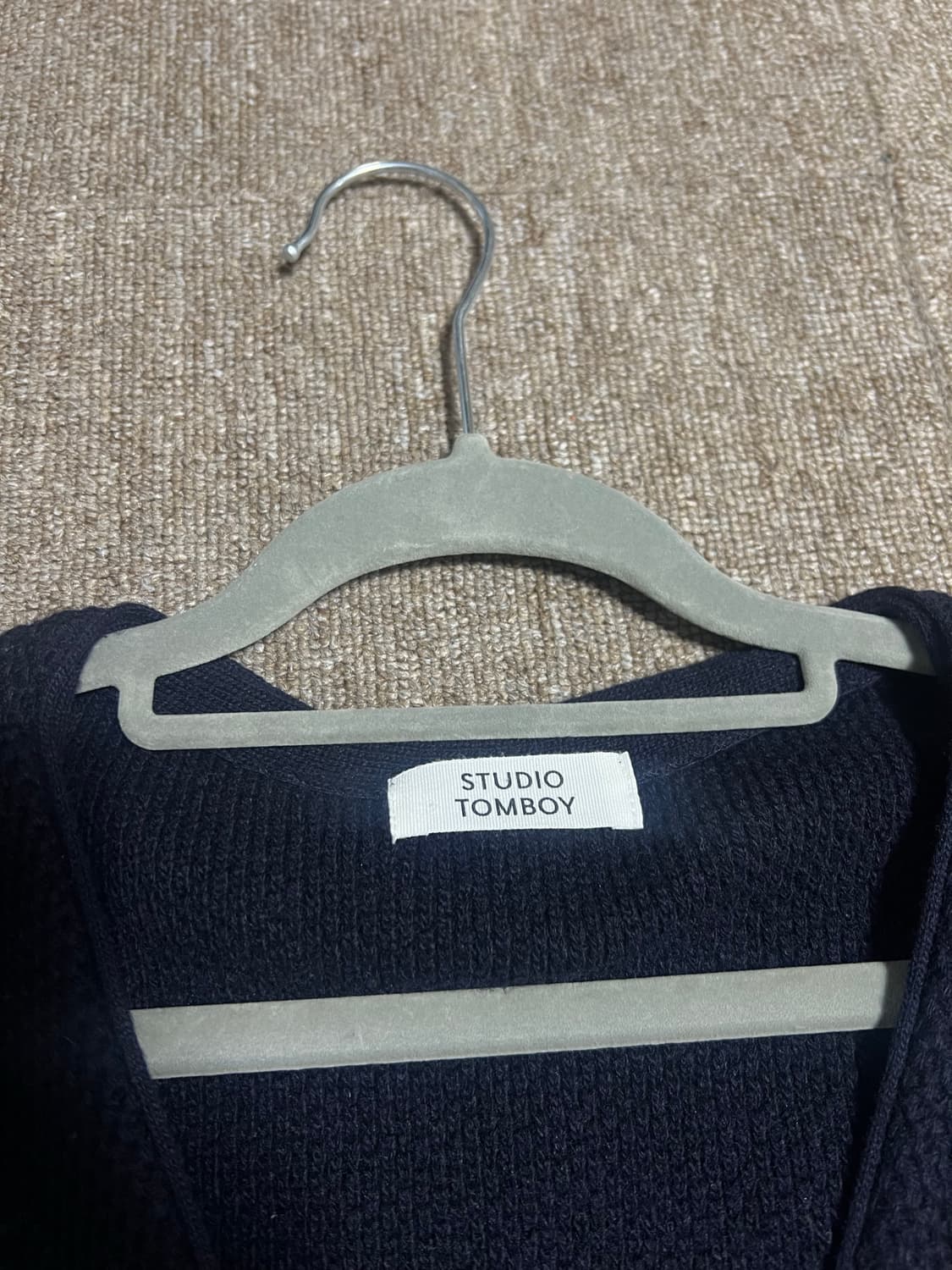 스튜디오톰보이 울 니트 베스트 Free 상품이미지3