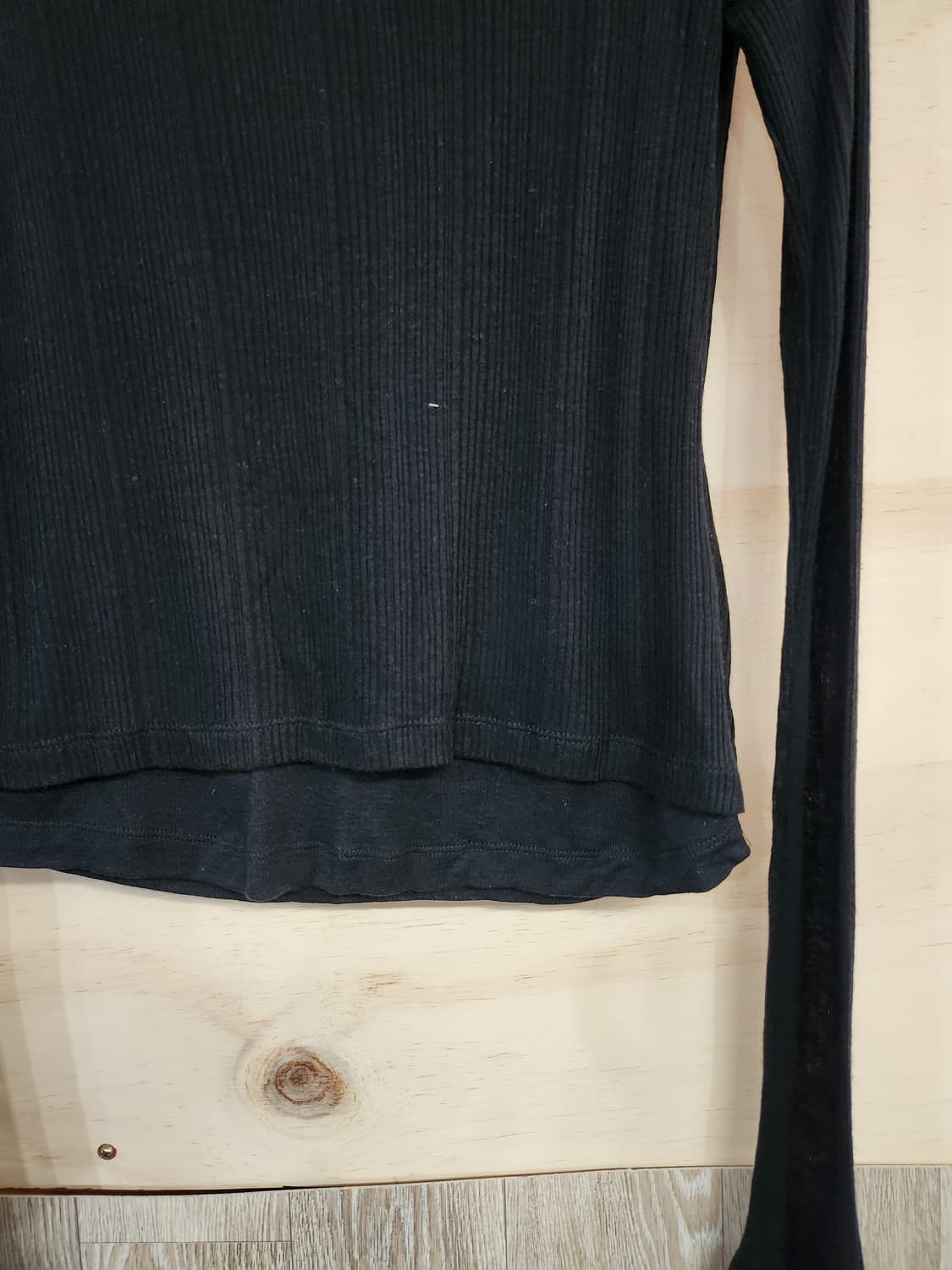 451) OVUETTE 컷아웃 긴팔 티셔츠 상품이미지3