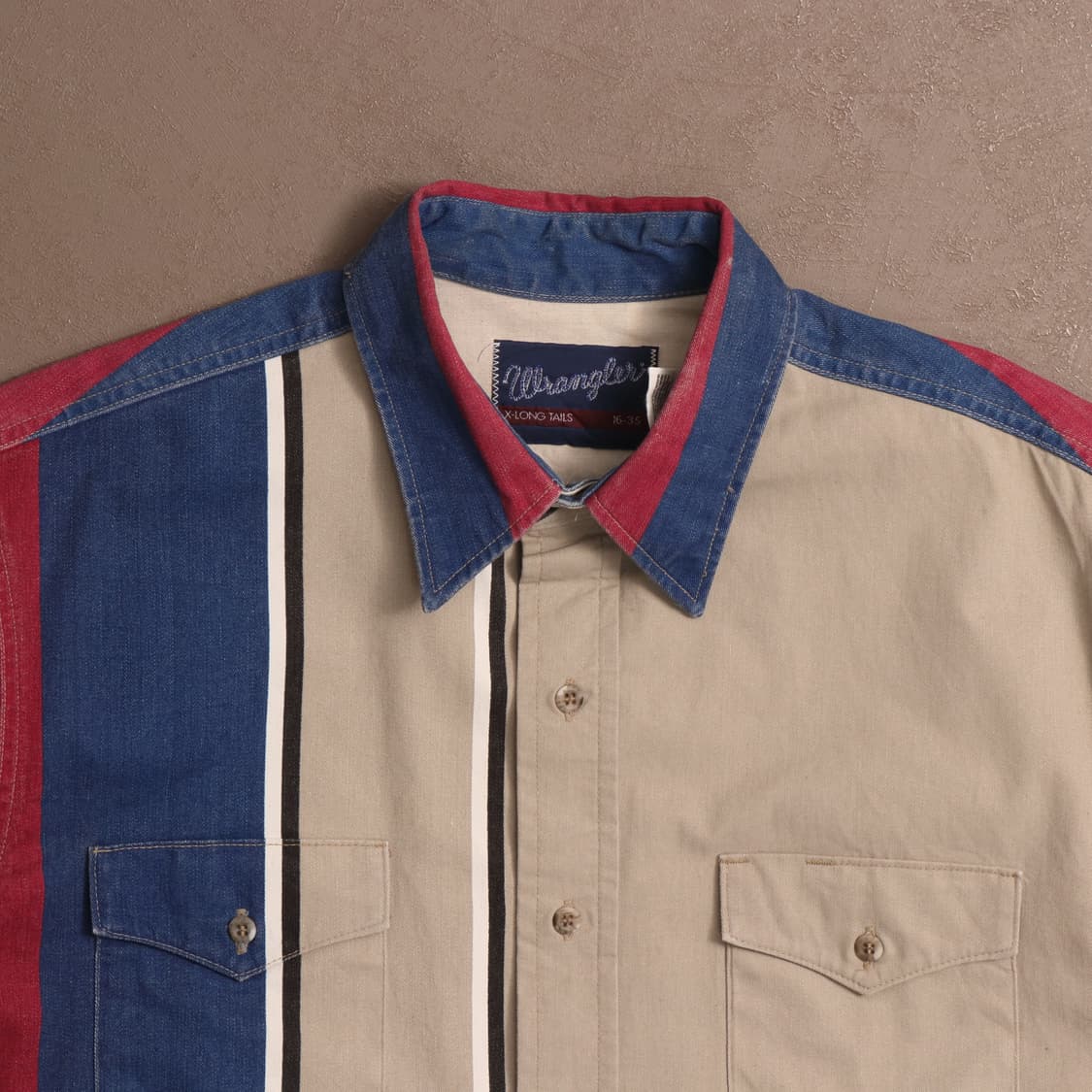 90's 랭글러 헤비코튼 웨스턴 셔츠 A1734 상품이미지2