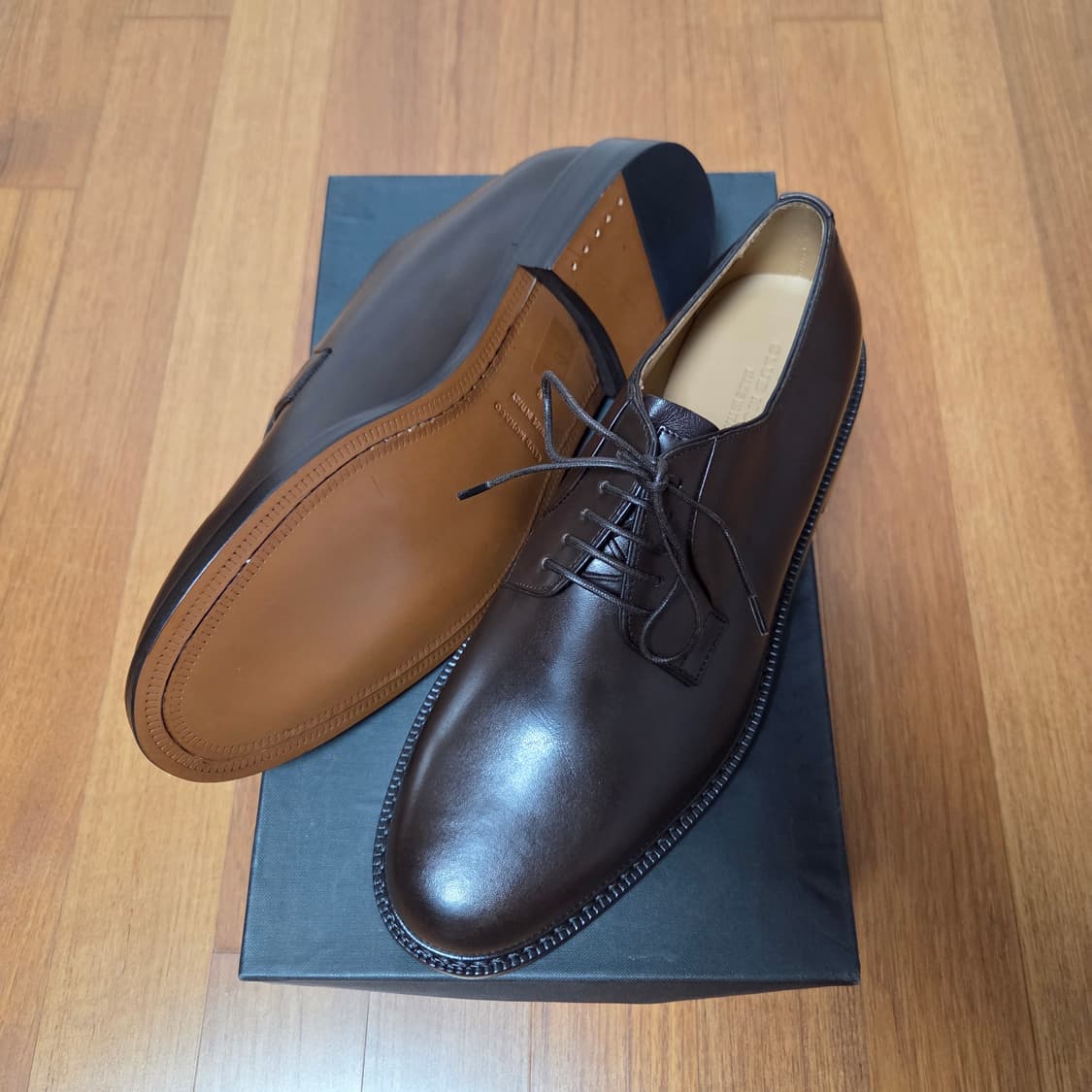 클럽모나코 브라운 더비 슈즈 US9사이즈 상품이미지2