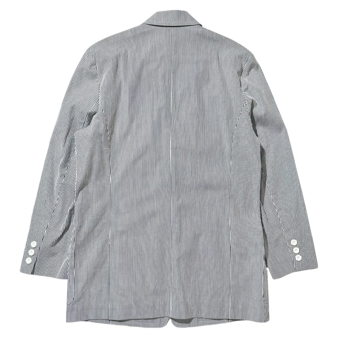 꾸레쥬 로고 포켓 스트라이프 싱글 블레이저 자켓 상품이미지2