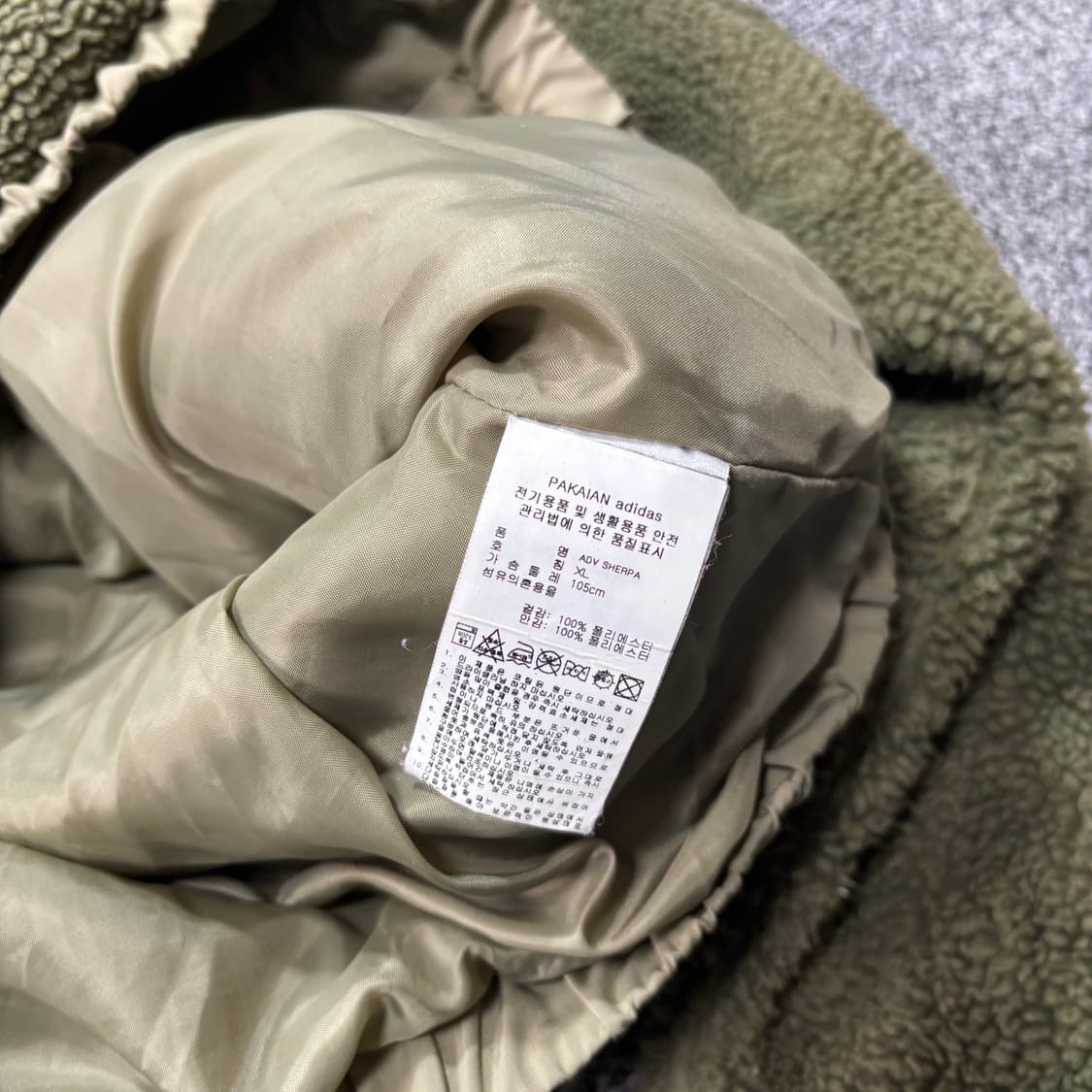 아디다스 어드벤처 오리지널 쉐르파 자켓 (105) 상품이미지5