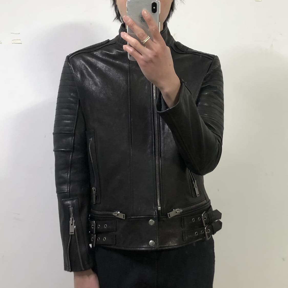 이태리 램스킨 레더자켓  상품이미지3