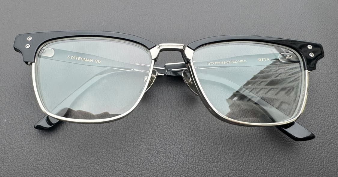 디타 스테이츠맨6 St. 블랙실버 안경테 상품이미지8