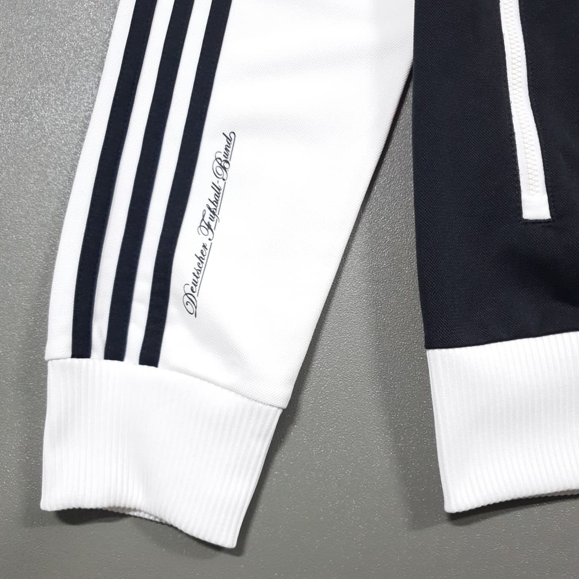 아디다스 대장급 희귀 유로파 독일 검흰 오레오 트랙탑 져지 자켓 XL 상품이미지4