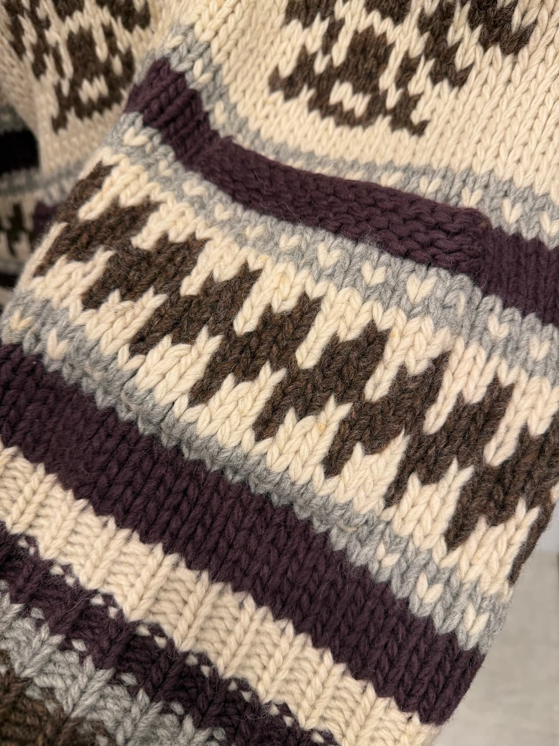 Vtg 빈티지 썬더버드 코위찬 니트 집업 상품이미지10