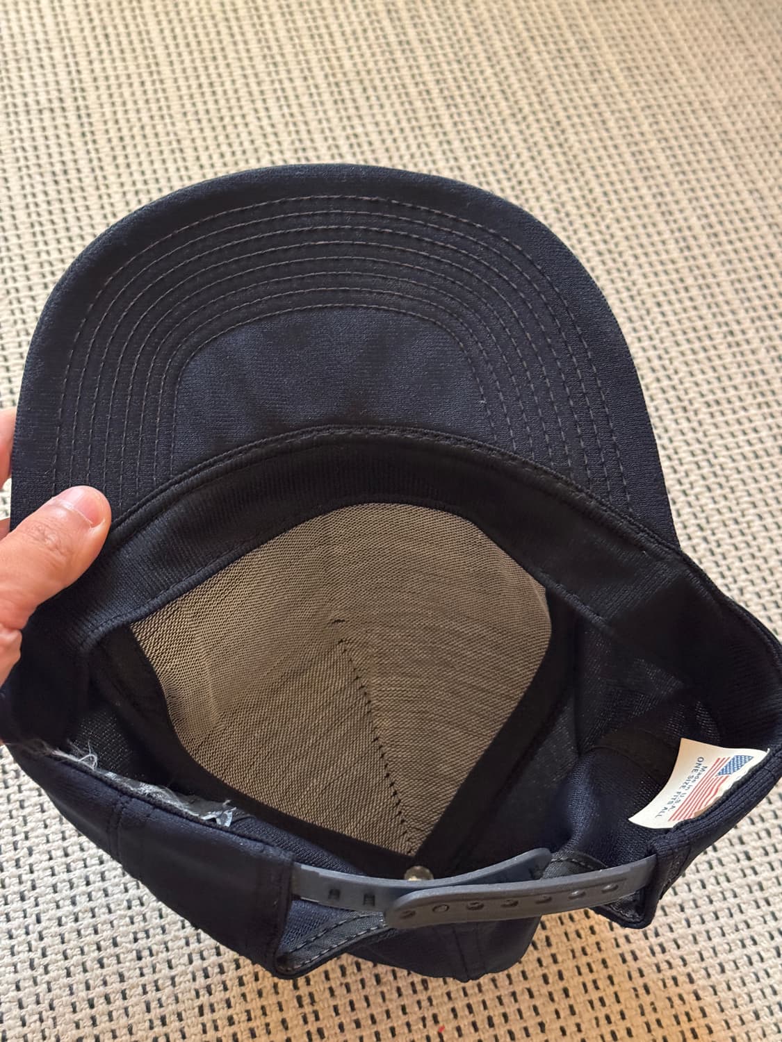 80s 빈티지 하드 워싱 us Air Force 볼캡 상품이미지7