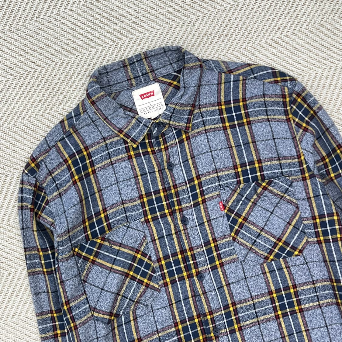 리바이스 플란넬 체크 셔츠 r2740 상품이미지3