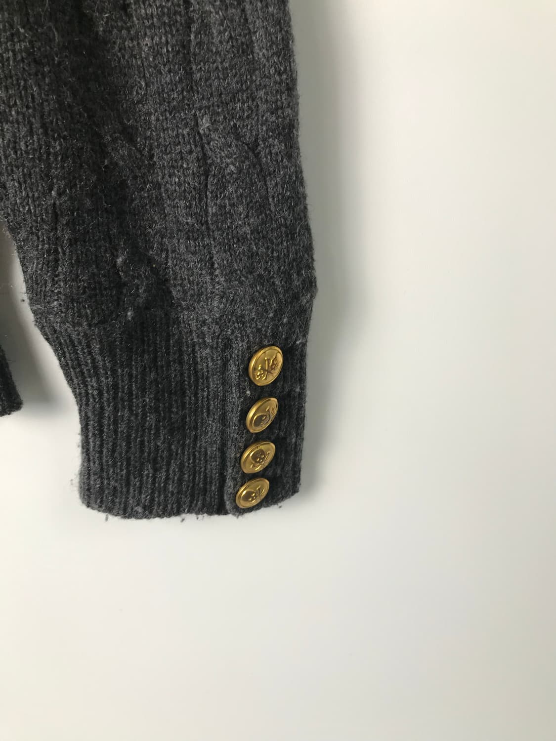 폴로 랄프로렌 럭비 차콜 꽈배기 니트 상품이미지4