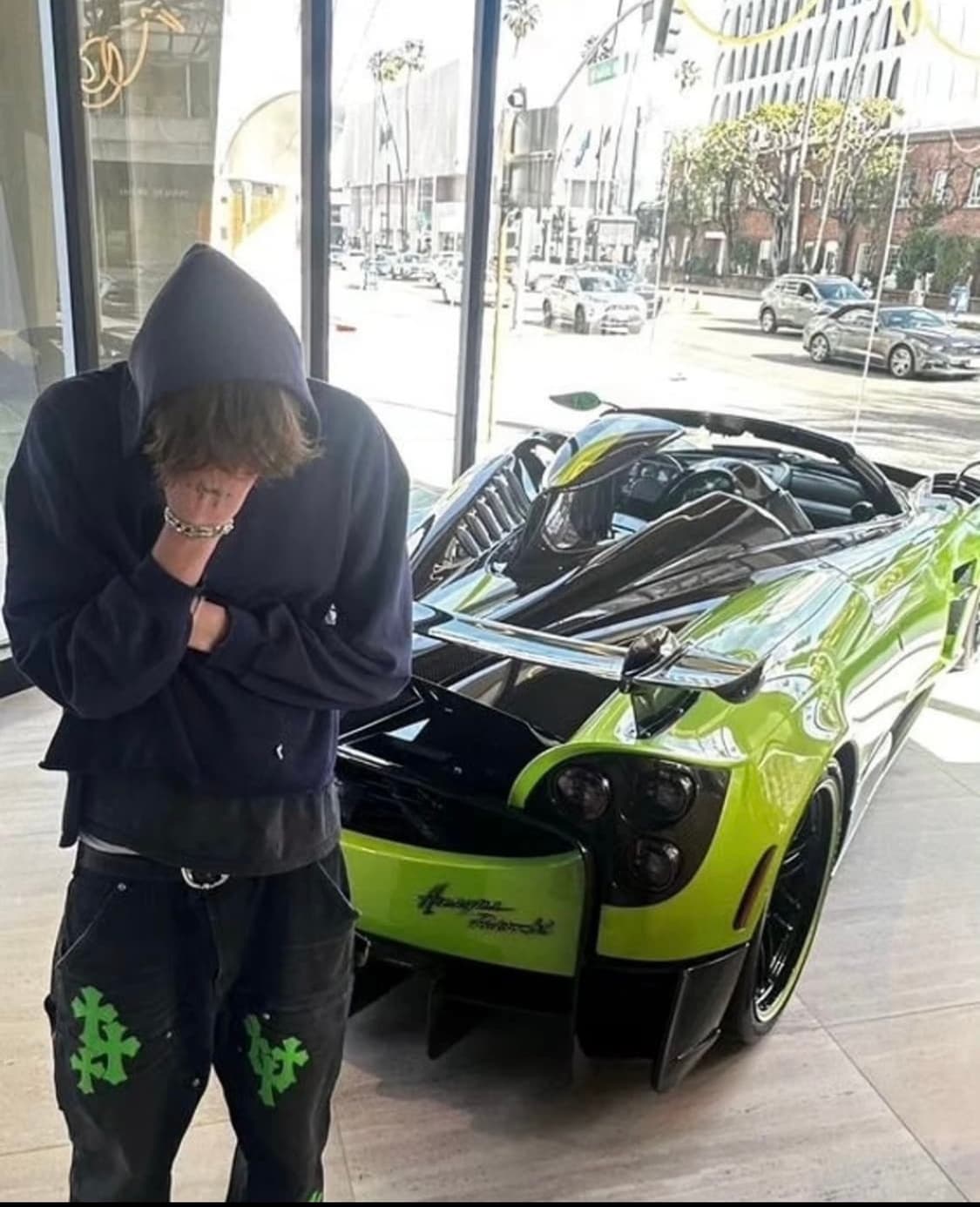 90s 빈티지 러셀 후드 네이비 XL USA 상품이미지8