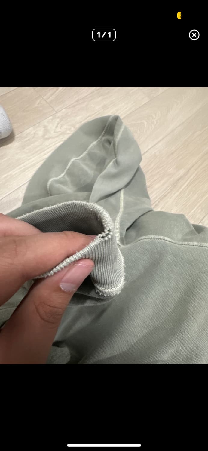 (급처)스톤아일랜드 맨투맨 22ss 올리브색상 상품이미지6