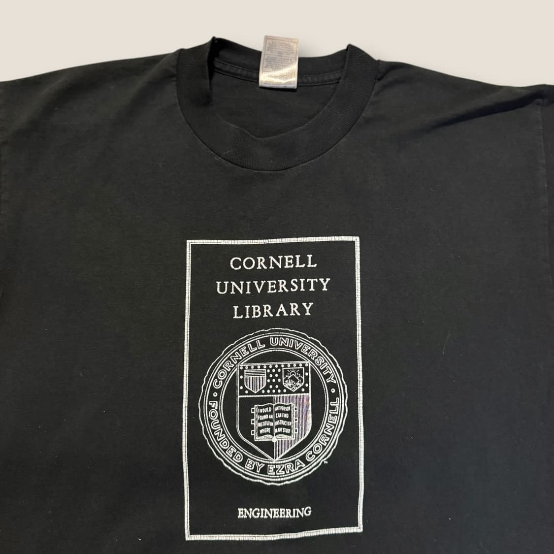 00s Fruit of the Loom 코넬대학교 프린팅 티셔츠 L 상품이미지2