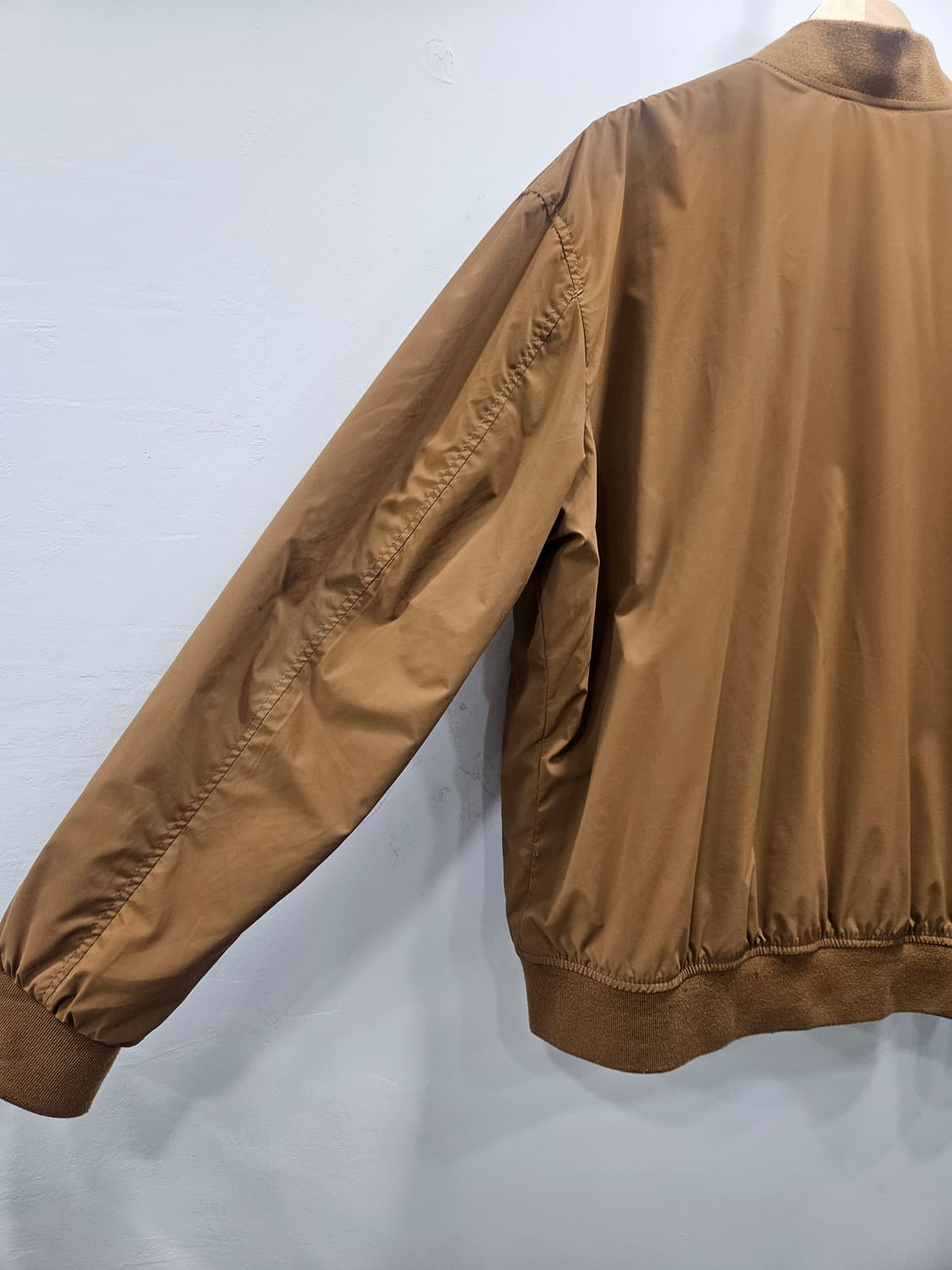 자라(ZARA) 브라운 캐주얼 봄버 점퍼L 상품이미지9