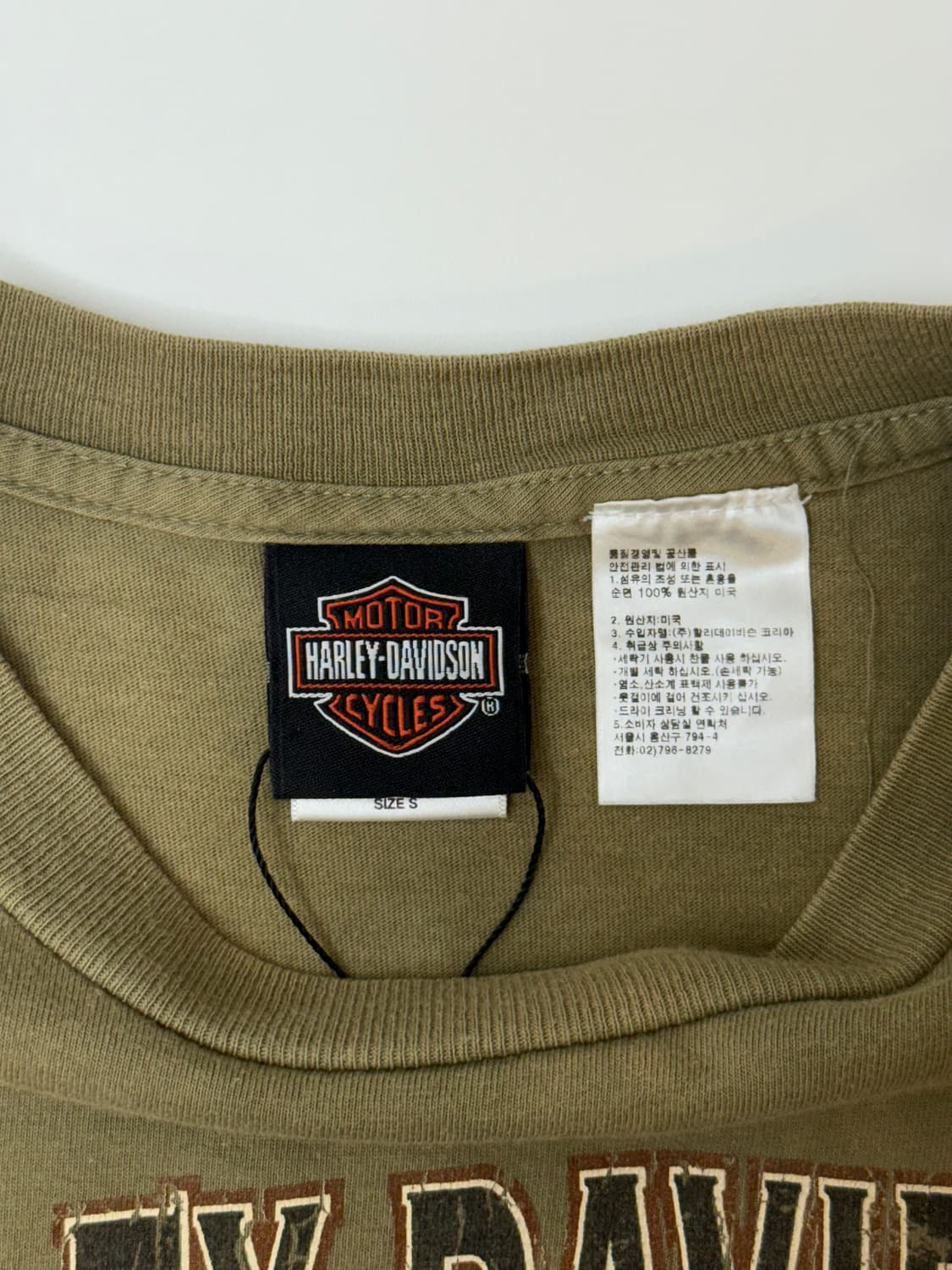 Harley Davidson 할리데이비슨 모터사이클 반팔 티  상품이미지6