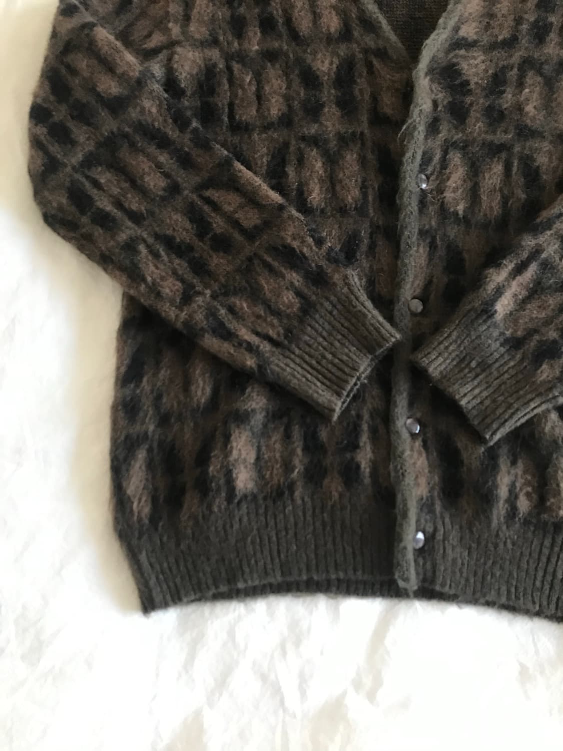 니들스 모헤어 가디건 파피용 상품이미지5