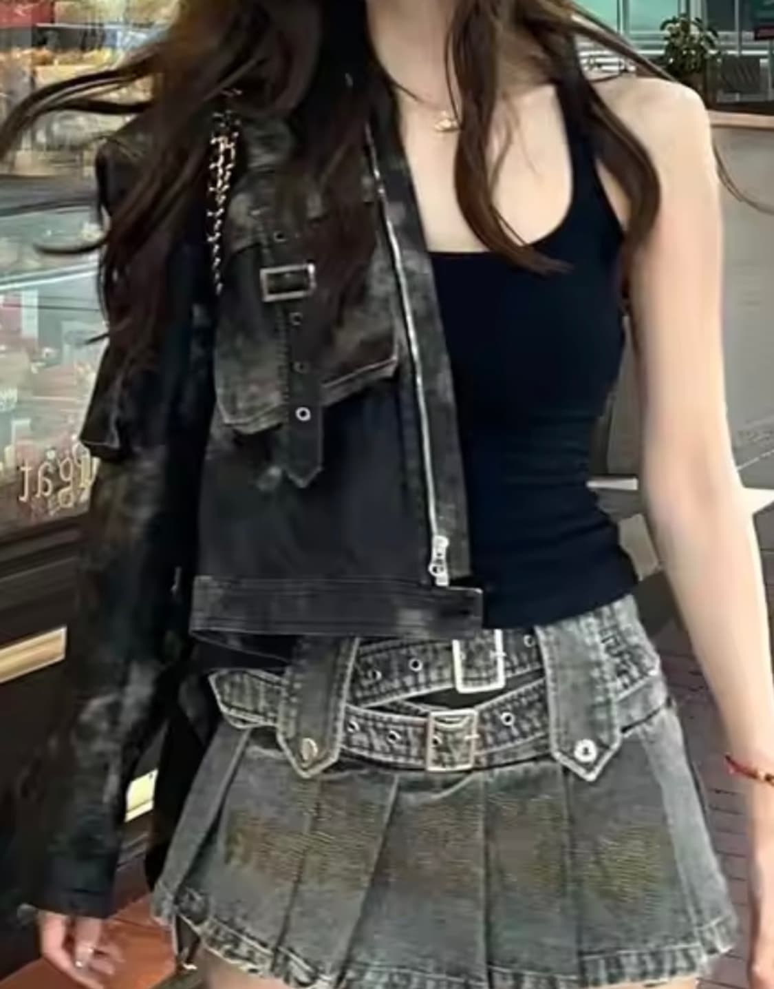 빈티지 가죽 자켓 상품이미지2