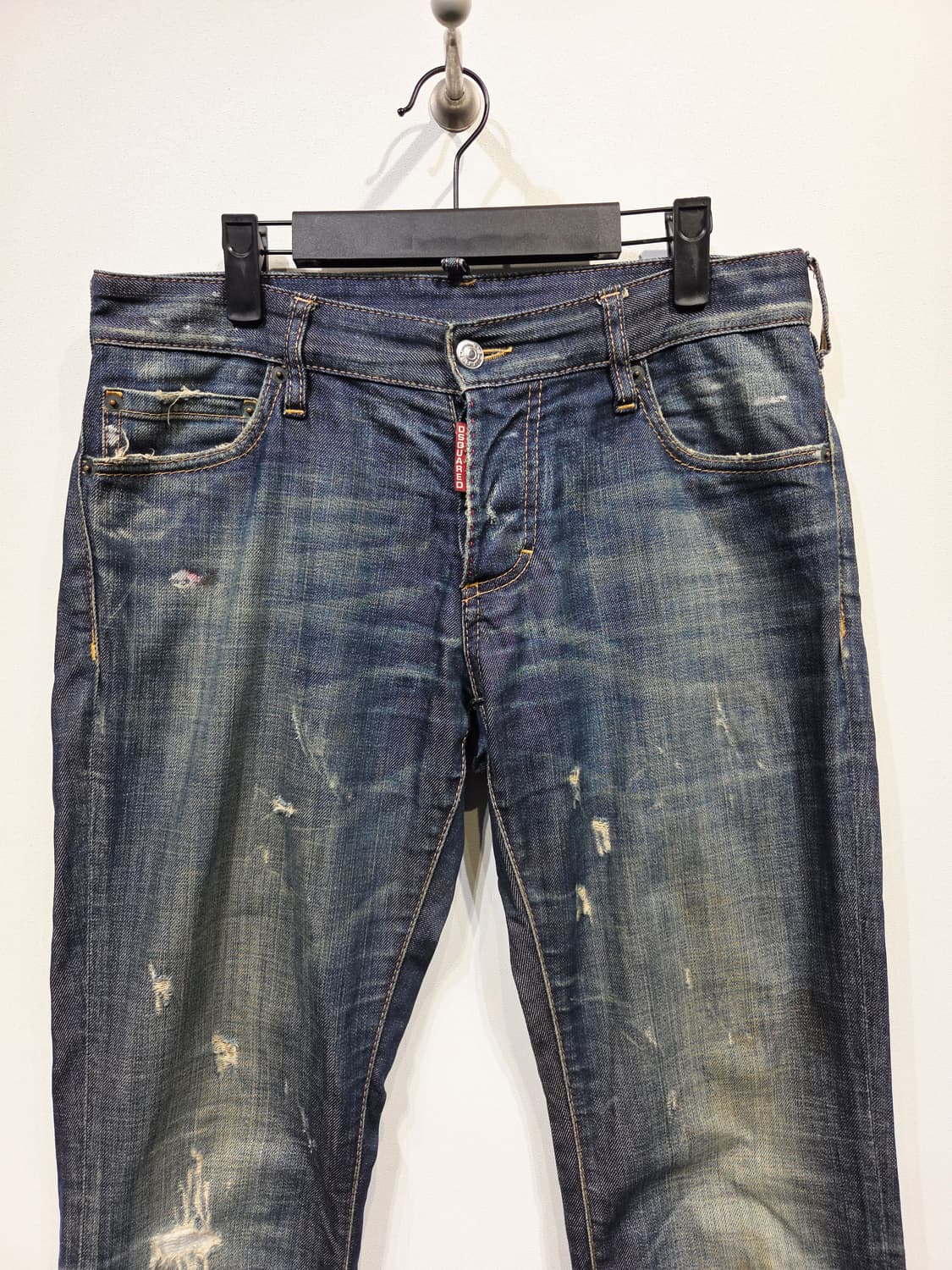 디스퀘어드2(DSQUARED2) 워싱 디스트로이드 진 상품이미지2