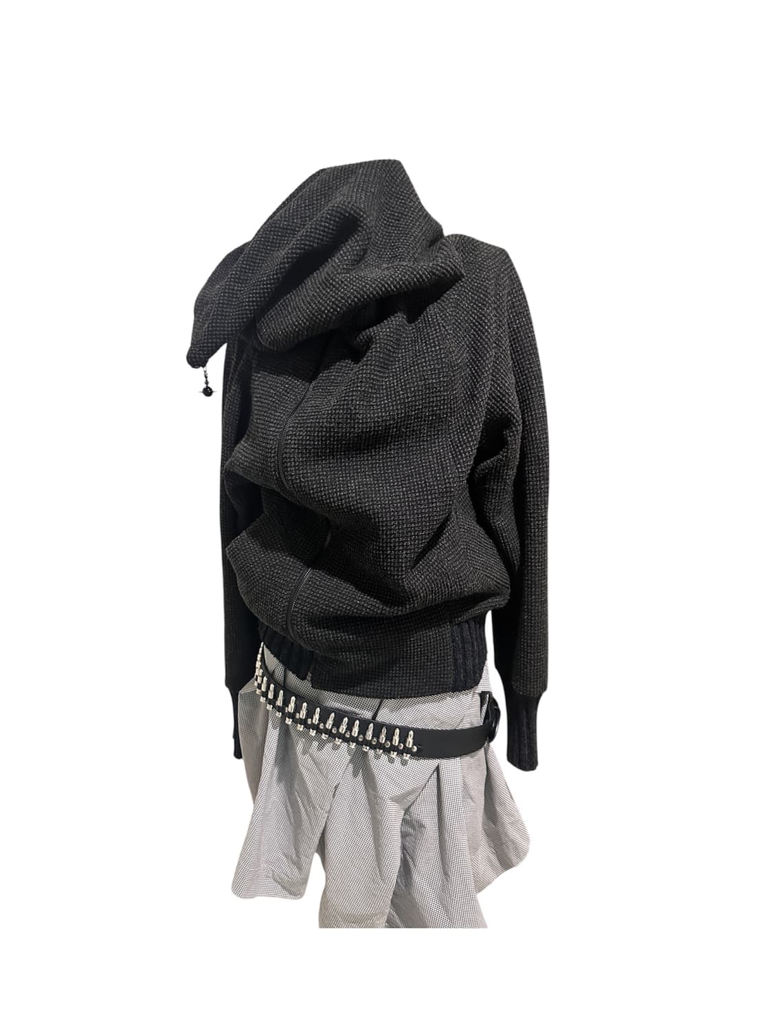 비비안웨스트우드 orb지퍼 비대칭 후드집업 상품이미지1