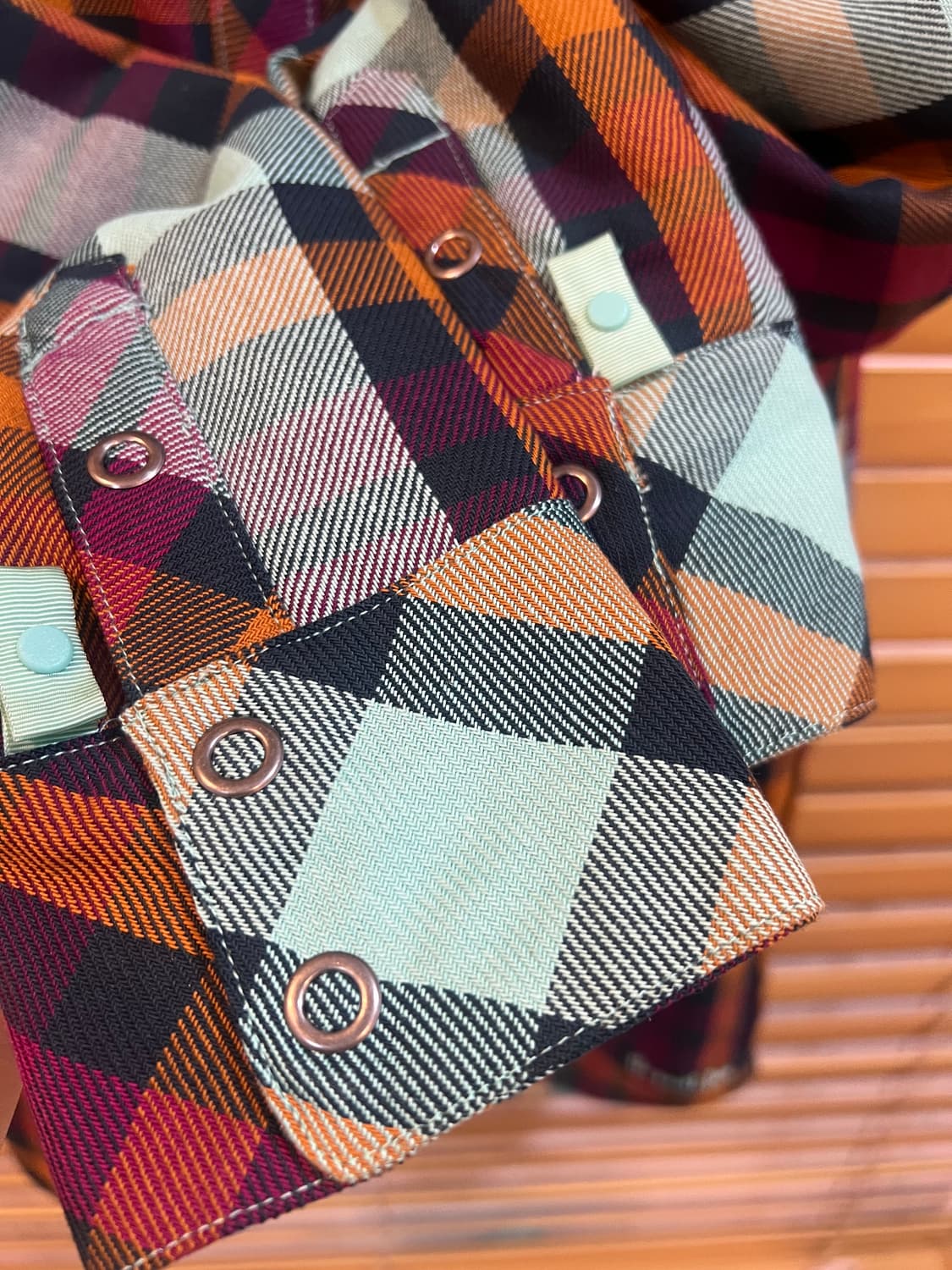 노스페이스 여성 네이비 후드집업점퍼 패딩셔츠 셋업 상품이미지7