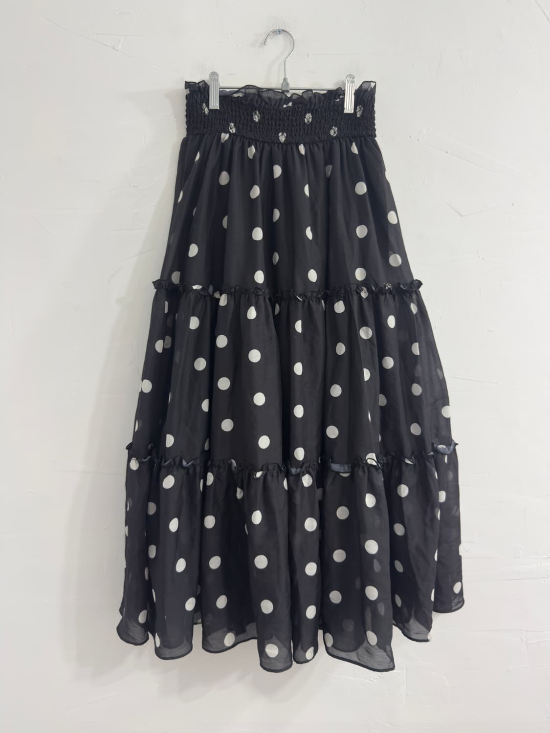 dot frill long skirt 상품이미지4