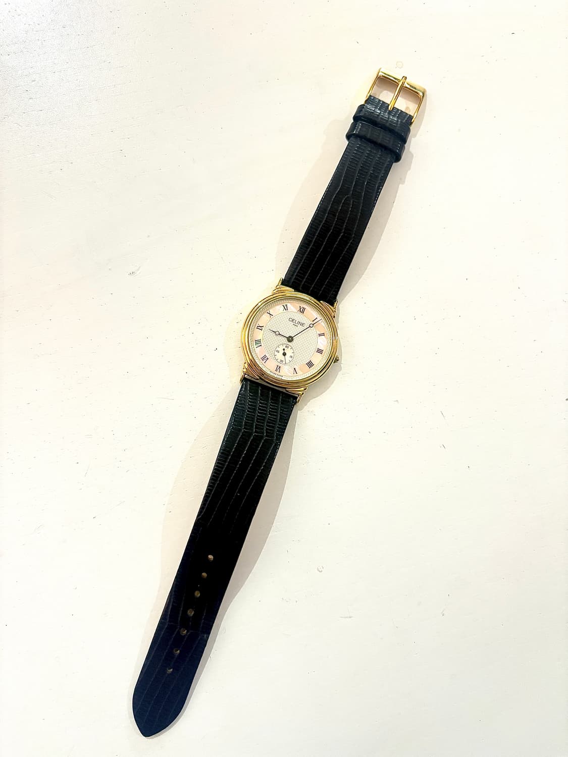 TTF✳️셀린느 핑크 자개 시계 상품이미지3