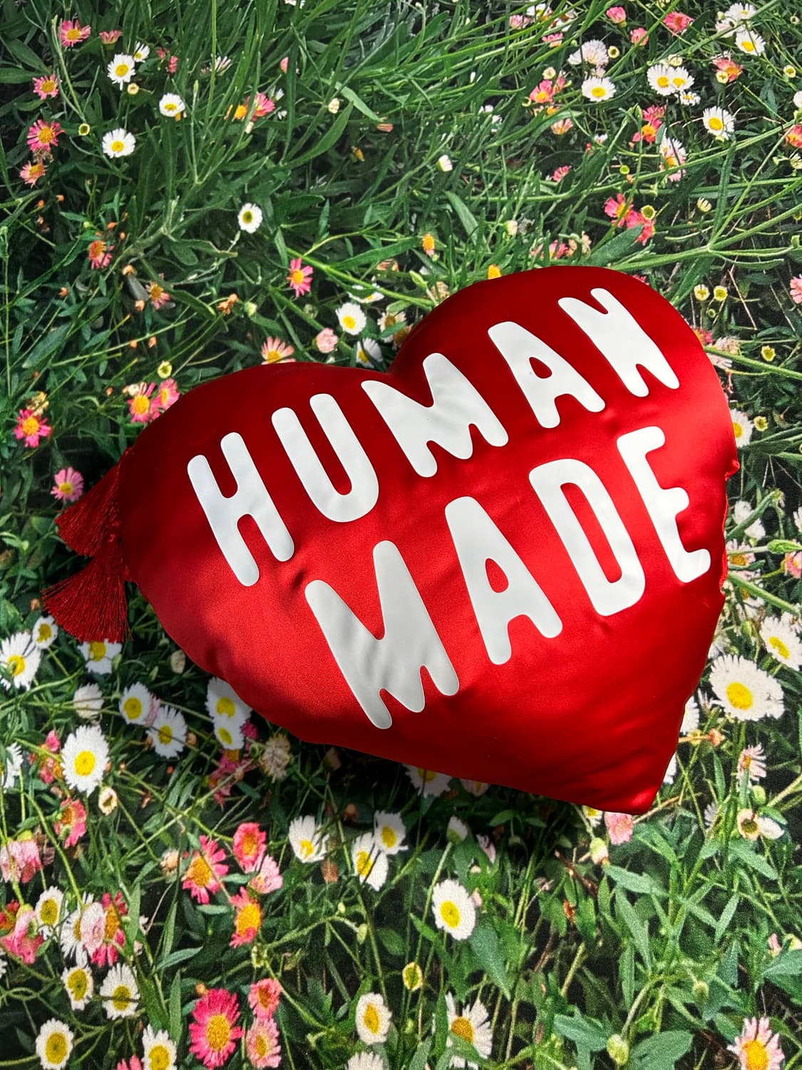 휴먼메이드 하트 쿠션 레드 상품이미지1