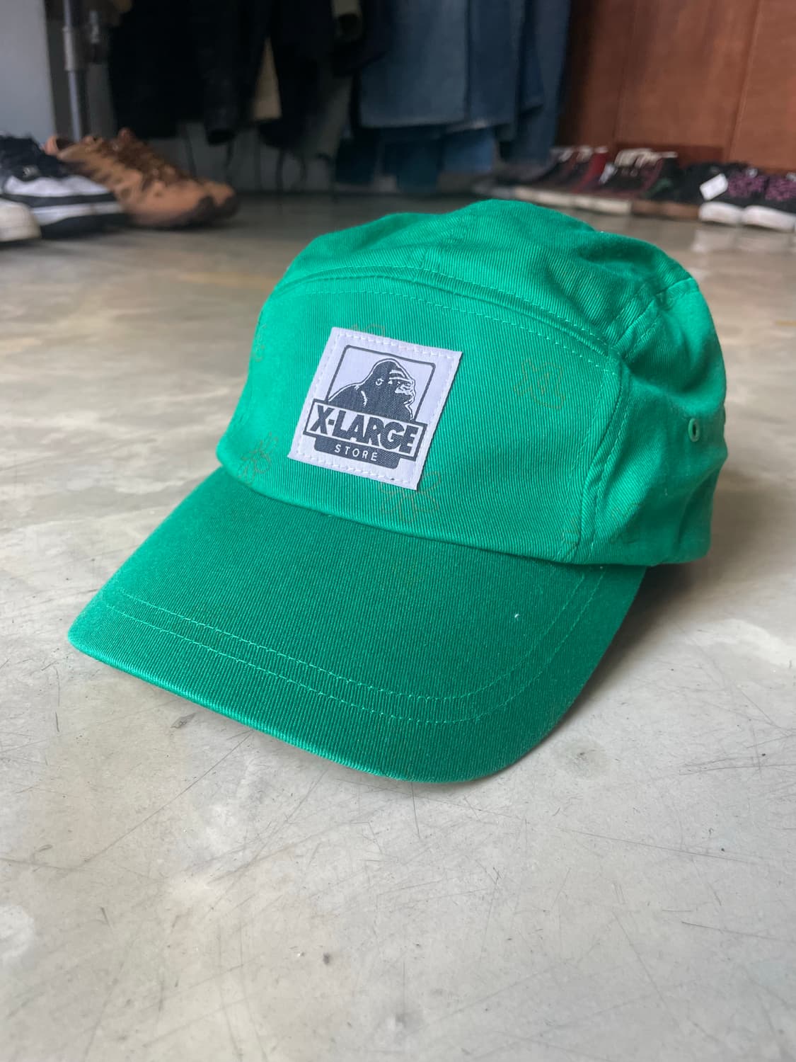 엑스라지 그린 캠프캡 상품이미지1