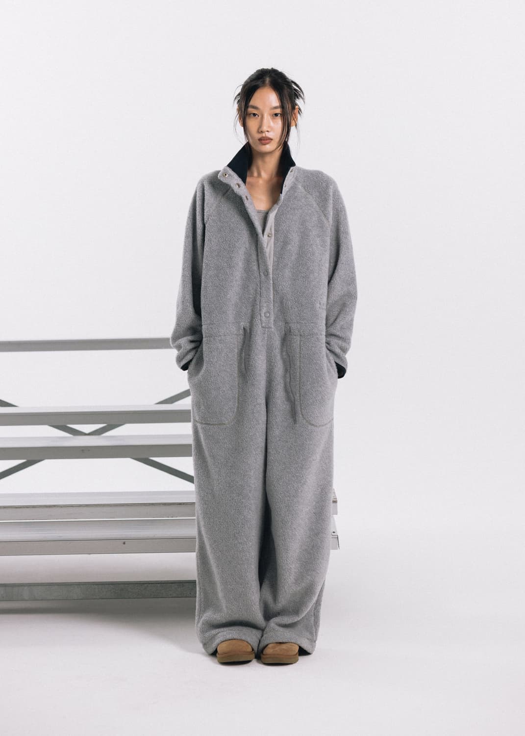 Haag 헤이그 플리스 점프수트 상품이미지3