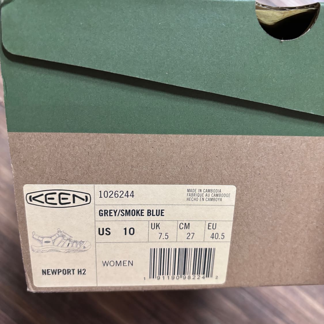 270) 킨 뉴포트 H2 그레이 스모크 블루 상품이미지3