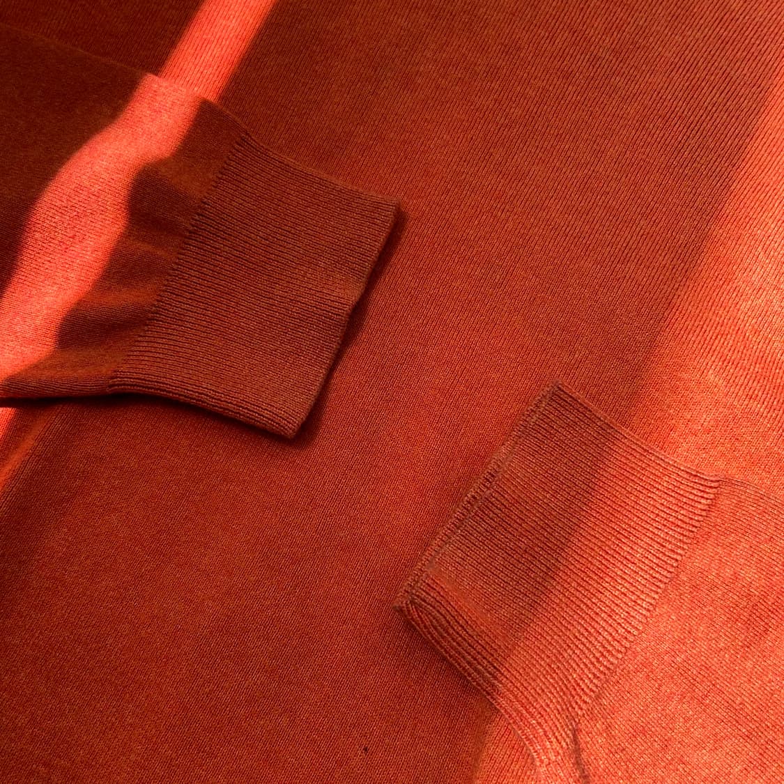폴로 랄프로렌 피마 코튼 오렌지 브이넥 니트 상품이미지3